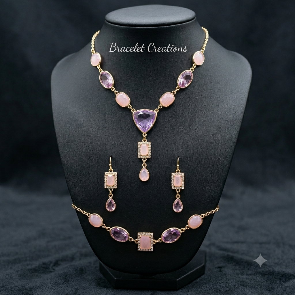 Amethyst & Rose Quartz Gift Set